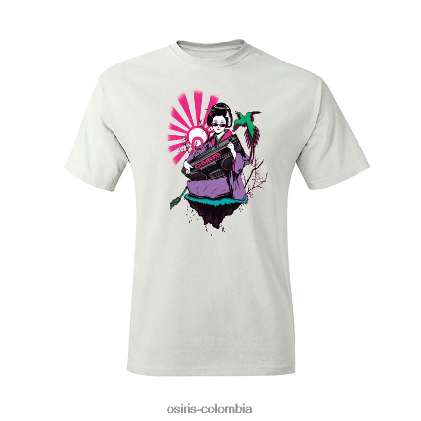 Osiris camiseta de geisha blanca vestir DDD4FT46